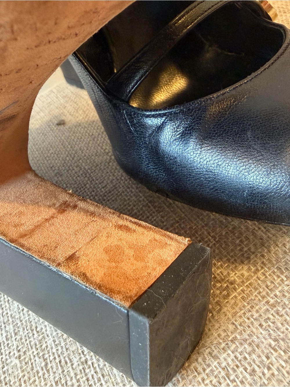 AUTHENTIC Jimmy Choo Black Venice 100 Heels in 37.5 (US women’s 7/7.5) - Picture 14 of 16
